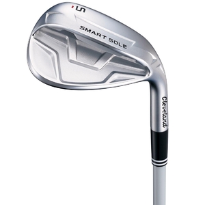 (中古品) クリーブランドゴルフ(Cleveland Golf) ウェッジ スマートソール 4 TYPE-S アクション ウルトラライト 【カタログ純正シャフト装着モデル】 50カーボンシャフト レディース 右利き ロフト角:58度