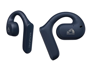 (中古品) JVCケンウッド Victor ワイヤレスイヤホン bluetooth nearphones 耳をふさがない ながら聴き テレワーク 耳掛け イヤーフック 最大17時間再生 ネイビー HA-NP35T-A
