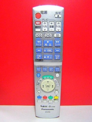 (中古品) パナソニック DVDリモコン N2QAYB000347 6,593円