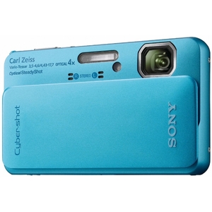 (中古品) ソニー SONY デジタルカメラ Cybershot TX10 1620万画素CMOS 光学ｘ4 ブルー DSC-TX10/L