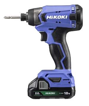 (中古品) HiKOKI(ハイコーキ) 18V インパクトドライバー FWH18DA 2.0Ah バッテリー2個・充電器・ケース付 充電式 電動ドライバー FWH18DA（2BG)