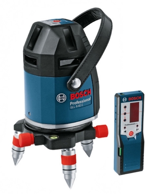 (中古品) Bosch Professional(ボッシュ)電子整準方式 ・レーザー墨出し器 GLL8-40ELR【正規品】