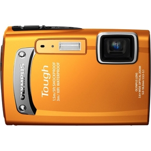 (中古品) OLYMPUS 防水デジタルカメラ TOUGH TG-310 オレンジ 3m防水 1.5m耐落下衝撃 -10℃耐低温 1400万画素 3.6倍光学ズーム 2.7型液晶 TG-310 ORG