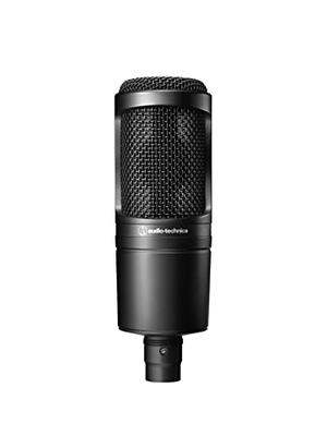 (中古品) オーディオテクニカ AT2020 コンデンサーマイク XLR 動画配信 宅録 ポッドキャスト 実況 DTM レコーディング マイク 【国内正規品】 ブラック