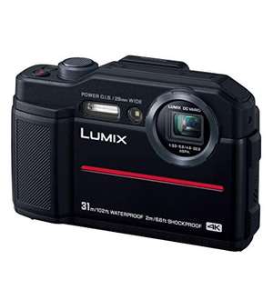 (中古品) パナソニック コンパクトデジタルカメラ ルミックス FT7 防水 4K動画対応 ブラック DC-FT7-K
