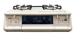 (中古品) パロマ ガスコンロ エブリシェフシリーズ PA-370WHA【左強火力/プロパンガス(LPG)】ナチュラルホワイト
