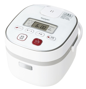 (中古品) シャープ 炊飯器 0.54Lタイプ ホワイト系 KS-C5H-W