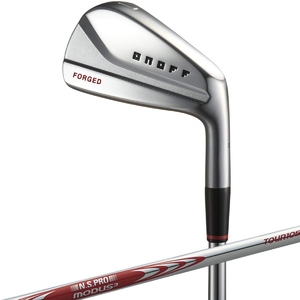 (中古品) ONOFF(オノフ) KURO 黒 アイアン 5本セット N.S.PRO MODUS3 TOUR 105 スチール メンズ 右 #6-#9、PW フレックス:S