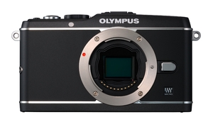 (中古品) OLYMPUS ミラーレス一眼 PEN E-P3 ボディ ブラック E-P3 BODY BLK