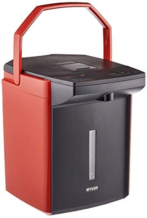 (中古品) タイガー魔法瓶(TIGER) 電気ポット 2.2L バーミリオン 蒸気レス 節電 VE 保温 とく子さん PIJ-A220-DS