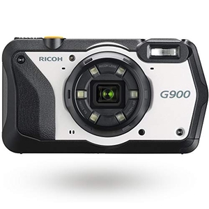 (中古品) RICOH G900 耐薬品 (次亜塩素酸ナトリウム, エタノール, 二酸化塩素水 ) デジタルカメラ 消毒 ・防水20m・防塵・耐衝撃2.1m 広角28mm 業務用カメラ 現場で活きる高度なカメラ性能搭載 レンズフィルター装着可能 162101