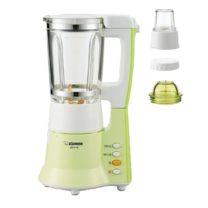 (中古品) 象印 ミキサー ミルつき お茶ミル容器つき クリーニング機能 0.75L グリーン BM-RT08-GA