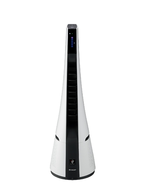 (中古品) シャープ タワーファン スリムイオンファン プラズマクラスター ハイグレード 消臭 DC ホワイト PF-HTC1-W