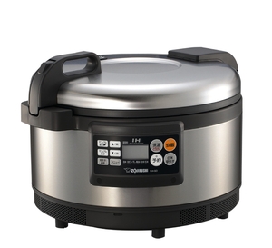 (中古品) 象印 炊飯器 IH式 2升 業務用 単相200V専用15A以上 ステンレス NH-GD36-XA