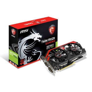 (中古品) MSI GeForce GTX 750Ti搭載グラフィックボード N750Ti TF 2GD5/OC