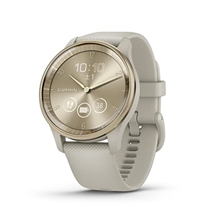 (中古品) GARMIN(ガーミン) vivomove Trend French リマインダー Gray/Cream Gold 【日本正規品】