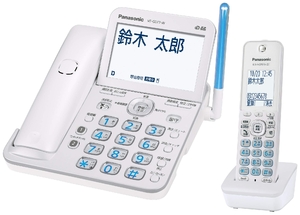 (中古品) パナソニック RU・RU・RU デジタルコードレス電話機 子機1台付き 迷惑電話対策機能搭載 パールホワイト VE-GZ72DL-W