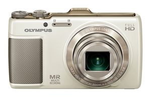 (中古品) OLYMPUS デジタルカメラ SH-25MR ホワイト iHSテクノロジー GPS・電子コンパス内蔵 1600万画素 裏面照射型CMOS 光学12.5倍ズーム DUAL IS ハイビジョンムービー 3.0型タッチパネルLCD 3Dフォト機能 SH-25MR WHT