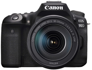(中古品) Canon デジタル一眼レフカメラ EOS 90D EF-S18-135 IS USM レンズキット EOS90D18135ISUSMLK-A