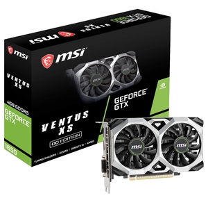 (中古品) MSI GeForce GTX 1650 VENTUS XS 4G OC グラフィックスボード VD7207