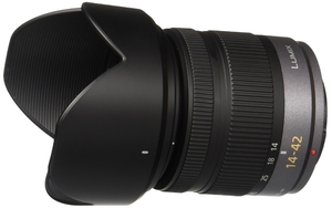 (中古品) パナソニック LUMIX G VARIO 14-42mm F3.5-5.6 ASPH. MEGA O.I.S H-FS014042