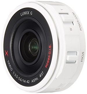 (中古品) パナソニック(Panasonic) 標準ズームレンズ マイクロフォーサーズ用 ルミックス G X VARIO PZ 14-42mm/F3.5-5.6 ASPH./POWER O.I.S. ホワイト H-PS14042-W
