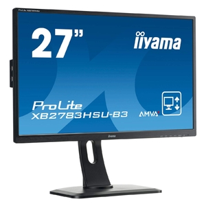 (中古品) iiyama モニター ディスプレイ XB2783HSU-B3 (27インチ/フルHD(1920×1080)/AMVA+/DisplayPort,HDMI,D-sub/昇降/)