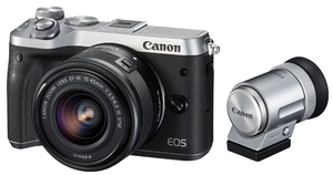 中古品) Canon ミラーレス一眼カメラ EOS M6 レンズEVFキット(シルバー 