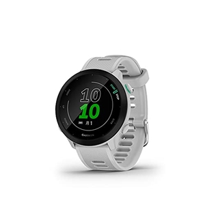 (中古品) ガーミン(GARMIN) ForeAthlete 55 White 心拍 歩数 防水 軽量【日本正規品】 GPS ホワイト 小