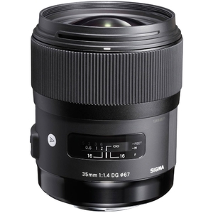 (中古品) SIGMA 単焦点広角レンズ Art 35mm F1.4 DG HSM ペンタックス用 フルサイズ対応 340612