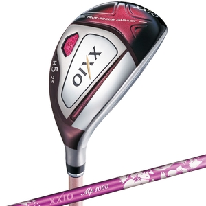 (中古品) DUNLOP(ダンロップ) ユーティリティ XXIO X ゼクシオ テン ハイブリッド MP1000L シャフト カーボン レディース 右 ボルドー ロフト角:28度 番手:H6 フレックス:A