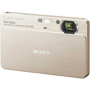(中古品) ソニー SONY デジカメCybershotT700 (1010万画素光学x4内蔵メモリ4G3.5型タッチP液晶)ゴールド DSC-T700/N