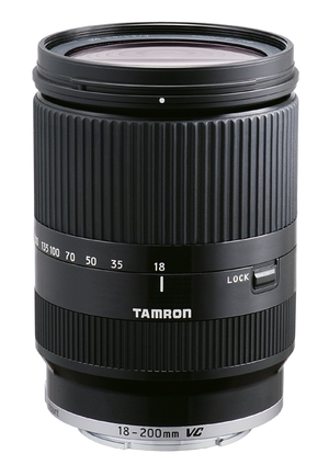 (中古品) TAMRON 高倍率ズームレンズ 18-200mm F3.5-6.3 DiIII VC ソニーEマウント用 ミラーレスカメラ NEX専用 ブラック B011SE-ブラック