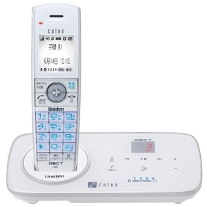 (中古品) Uniden デジタルコードレス留守番電話機 可憐 子機1台タイプ ホワイト DECT3280(W)