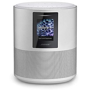 (中古品) Bose Smart Speaker 500 スマートスピーカー Bluetooth, Wi-Fi接続 マイク付 タッチ操作 17 cm (W) x 20.3 cm (H) x 10.9 cm (D) 2.15 kg Amazon Alexa搭載 ラックスシルバー