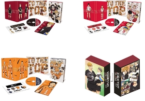 (中古品) 【Blu-ray】ハイキュー？ TO THE TOP Vol.4 vol.5 vol.6 3巻セット 収納BOX付