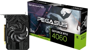 (中古品) GAINWARD RTX 4060 PEGASUS 8G GDDR6 1ファン 省スペース グラフィックスボード NE64060019P1-1070E-G-V1 VD8687