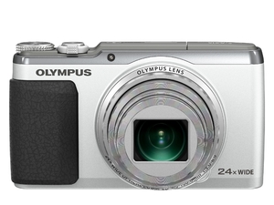 (中古品) OLYMPUS デジタルカメラ STYLUS SH-60 3軸フォト手ぶれ補正&amp;ハイブリッド5軸ムービー手ぶれ補正 光学24倍&amp;超解像48倍ズーム シルバー SH-60 SLV