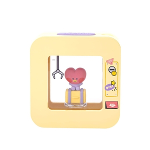(中古品) ソロモン商事 BT21 minini アーケードゲーム機型加湿器(スチッカ付き) ARCADE HUMIDIFIER 保湿 乾燥対策 LEDランプ 卓上用 充電式 オフィスグッズ 小型 プレゼント ギフト キャラクター (TATA)