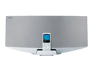 (中古品)SONY ウォークマン用ドックコンポ CDプレーヤー内蔵 ラジオ内蔵 ライトシルバー CMT-V50/SI