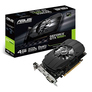 (中古品) Asus NVIDIA GeForce GTX 1050 PH-GTX1050TI-4G 4 GB GDDR5 128ビットメモリHDMI / DP/DVI PCI Express 3グラフィックカード - ブラック