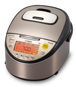 (中古品) 【海外向け】 TIGER IH炊飯器 W銅５層遠赤特厚釜 [JKT-W10W]　1.0L(5.5CUP)　220V仕様