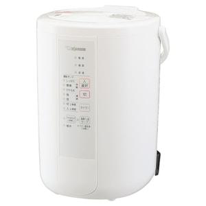 (中古品) 象印 加湿器 ベーシックタイプ 3.0L スチーム式 蒸気式 フィルター不要 お手入れ簡単 ホワイト EE-RR50-WA