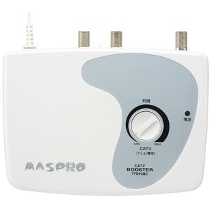 (中古品) マスプロ電工 マスプロ CATV卓上ブースター下り増幅型(15dB) 7TB15BC-P