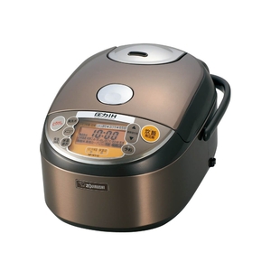 (中古品) 象印 炊飯器 圧力IH式 5.5合 ステンレスブラウン NP-NY10-XJ