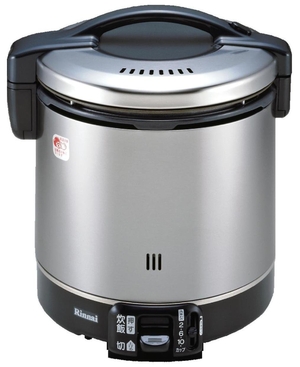 (中古品) リンナイ こがまる ガス炊飯器 11合炊き・ブラック・プロパンガスLPG用 RR-100GS-C LP
