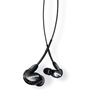 (中古品) SHURE シュア イヤホン AONIC 215 有線 マイク付き SE215DYBK+UNI-A トランスルーセントブラック 高遮音性 ゲーム ゲーミング カナル型 ワイヤレス変換可(別売) MMCX リケーブル プロ仕様 配信 音楽 オーディオリスニング レコーディング 録音 楽器 在宅勤務 リモ...