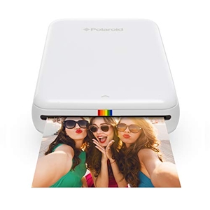 (中古品) スマホ対応プリンター 手持ちサイズ 充電式Polaroid ZIP Mobile Printer ホワイト POLMP01W 旅行 プレゼントにぴったり