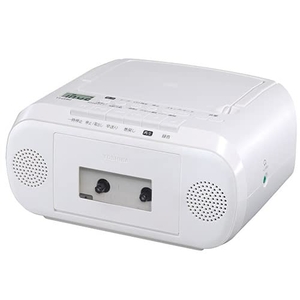 中古品) TOSHIBA(東芝) TY-CDM2(W) CDラジオカセットレコーダー【公式 