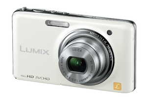 (中古品) パナソニック デジタルカメラ LUMIX FX77 リリーホワイト DMC-FX77-W
